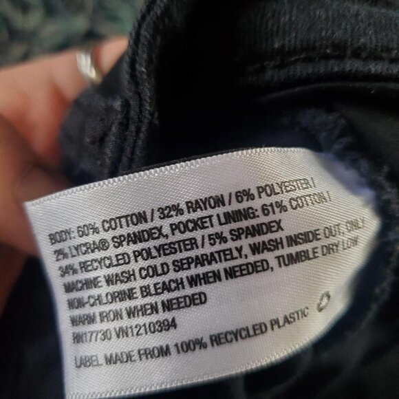 Goth Emo Grunge Black Skinny Jeans Universal Thread Plus Size Curvy Midrise Punk - Picture 8 of 8